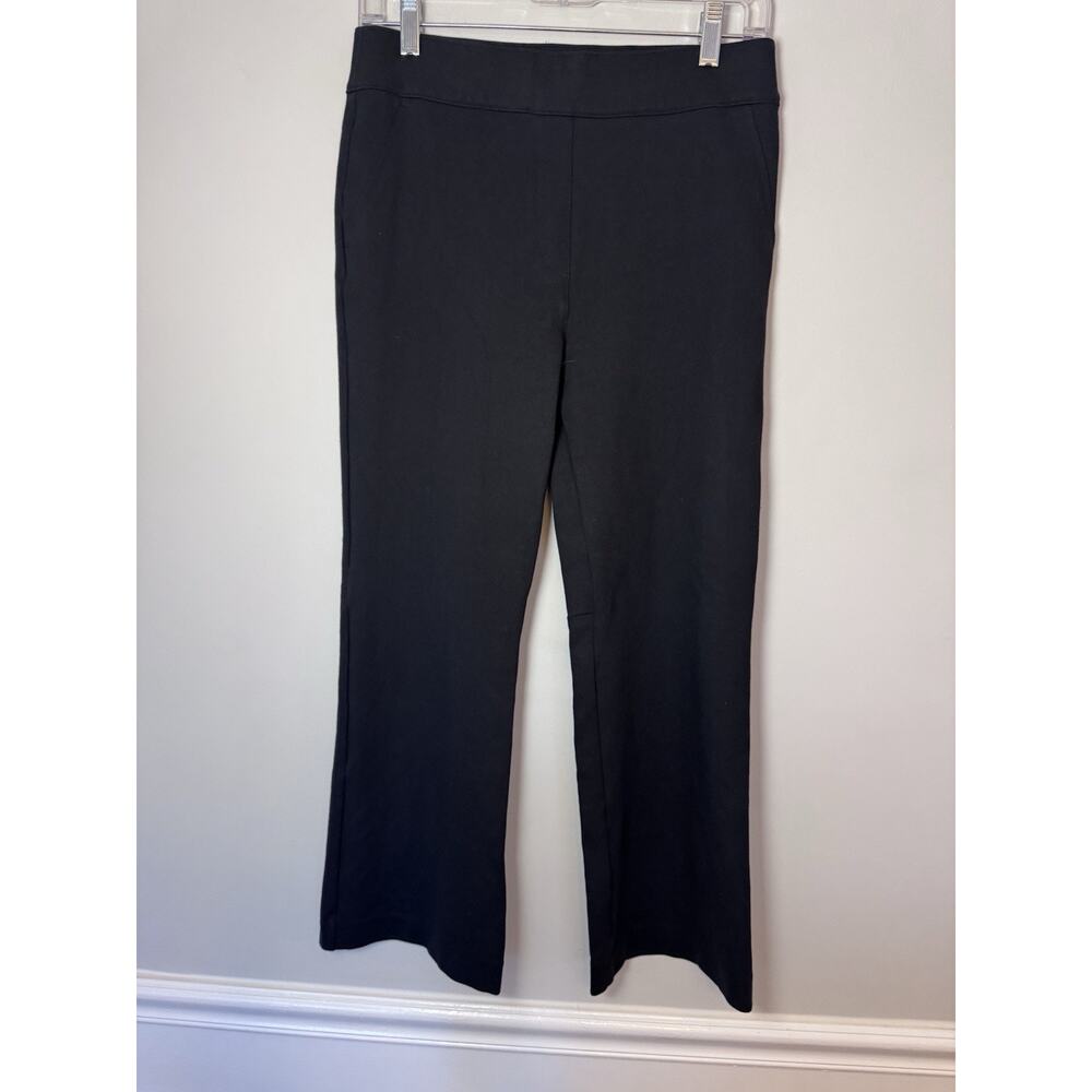 Spanx Black Pull On Pants Ponte Stretchy Sz M